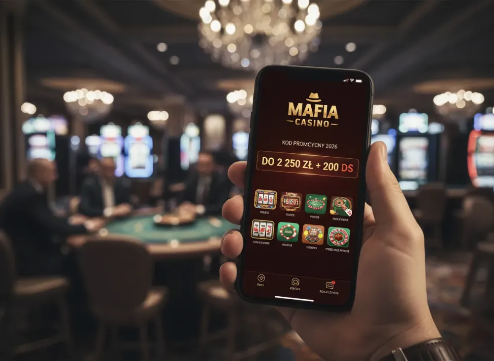 Mafia Casino kod promocyjny 2026 – do 2 250 zł + 200 DS