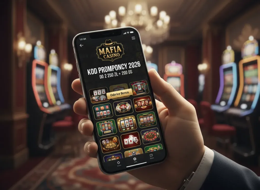 Mafia Casino kod promocyjny 2026 – do 2 250 zł + 200 DS